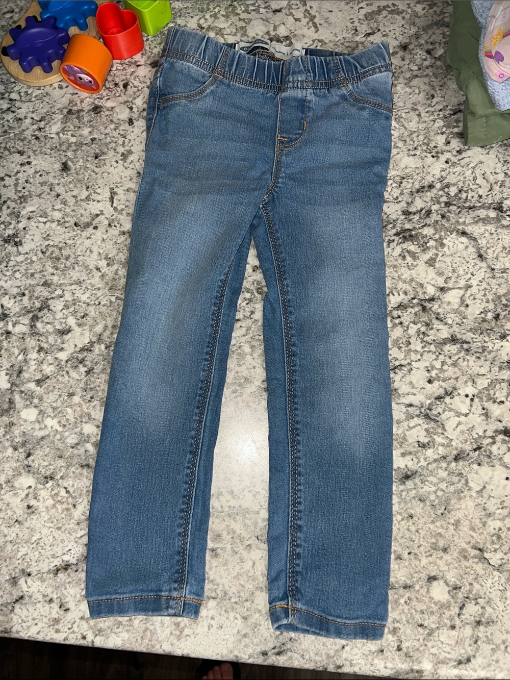 Old Navy Light Blue Kids Elastic Waist Denim Jeans